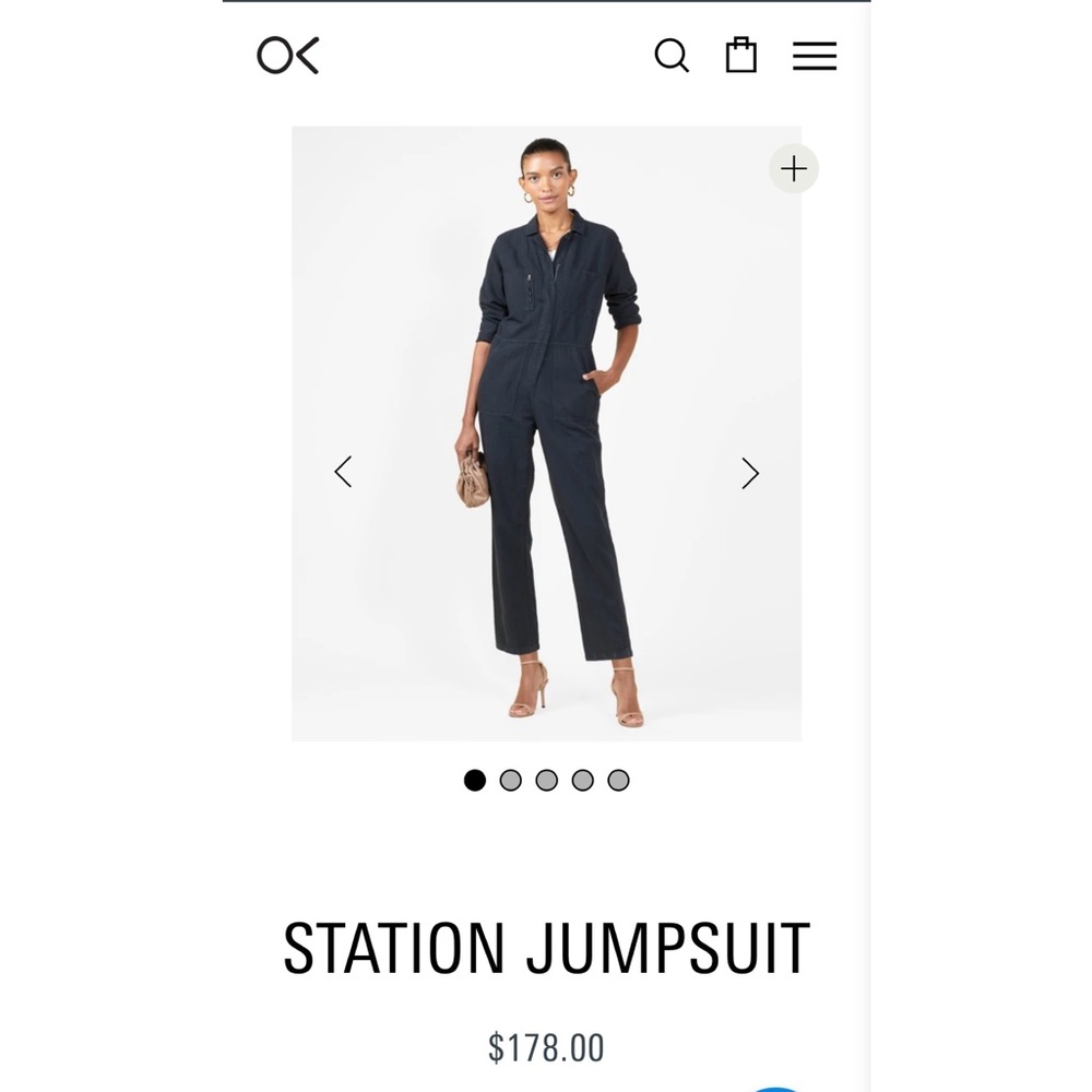 Outerknown Station Jumpsuit - size small